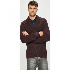 Premium by Jack&Jones - Kardigan. Brązowe kardigany męskie Premium by Jack&Jones, l, z bawełny. Za 219,90 zł.