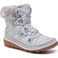 Śniegowce COLUMBIA - Heavenly Shorty Omni-Heat BL1652 Grey Ice/White 063. Szare kozaki damskie Columbia, na zimę, ze skóry ekologicznej, bez zapięcia. W wyprzedaży za 319,00 zł.