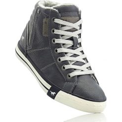 Wysokie sneakersy Mustang bonprix antracytowy. Buty chłopięce sportowe bonprix. Za 119,99 zł.