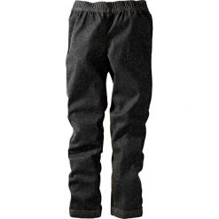 Legginsy dżinsowe bonprix czarny "stone" XXL. Czarne legginsy dziewczęce marki bonprix. Za 24,99 zł.