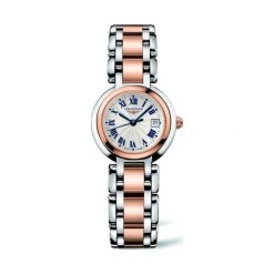 LONGINES PrimaLuna L8.110.5.78.6. Białe zegarki damskie marki LONGINES, złote. Za 9720,00 zł.