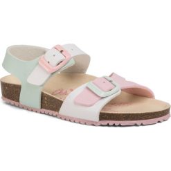 Sandały GARVALIN - 202664 D A-Multicolor. Białe sandały dziewczęce Garvalin, ze skóry ekologicznej, bez zapięcia. Za 149,00 zł.