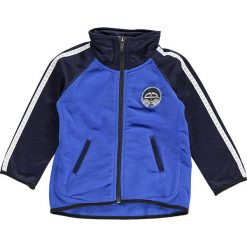 Bluza polarowa "Sander 705" w kolorze niebieskim. Niebieskie bluzy niemowlęce LEGO Wear, z haftami, z polaru, bez rękawów, bez kaptura. W wyprzedaży za 77,95 zł.
