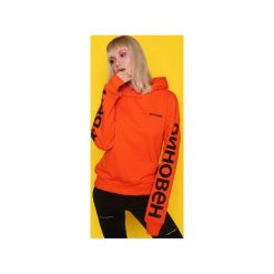 Bluzy rozpinane damskie: Guilty Orange Hoodie Bluza