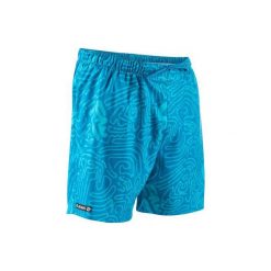 Spodenki surfing krótkie BBS 100 Labyrinthe męskie. Niebieskie spodenki sportowe męskie OLAIAN, s, bez wzorów, z poliesteru, sportowe, na fitness i siłownię. Za 29,99 zł.