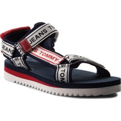 Sandały TOMMY JEANS - Mens Tommy Jeans Technical Sandal EM0EM00160 Midnight 403. Białe sandały męskie skórzane Tommy Jeans. Za 299,00 zł.