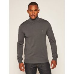 Golf Trussardi Jeans 52M00341. Czarne swetry męskie Trussardi Jeans, xxl, bez wzorów, z jeansu, z golfem, bez kaptura. Za 379,00 zł.