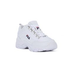 Buty Fila 1FG STRADA LOW. Białe trampki i tenisówki damskie marki Fila, bez wzorów, bez zapięcia. Za 348,97 zł.