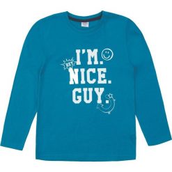 TXM t-shirt długi rękaw chłopięcy 110 NIEBIESKI. Niebieskie t-shirty chłopięce TXM, bez wzorów, z długim rękawem. Za 12,99 zł.