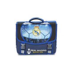 Teczki Dessins Animés FOOTBALL REAL MADRID CARTABLE TROLLEY 41CM. Niebieskie aktówki damskie marki Dessins Animés. Za 191,20 zł.