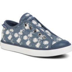 Tenisówki GEOX - J Ciak G. C J0204C 000DS C4005 S Avio. Niebieskie trampki dziewczęce Geox, bez wzorów, ze skóry, bez zapięcia. Za 239,00 zł.