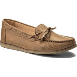 Mokasyny LASOCKI - WI05-SARA-01 Beżowy. Pomarańczowe mokasyny damskie marki Lasocki, ze skóry, na płaskiej podeszwie. Za 129,99 zł.