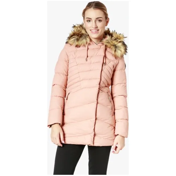 Feewear Kurtka Smile , różowy, rozmiar XS. Różowe kurtki damskie Feewear, na zimę, s, z aplikacjami, z materiału, eleganckie, bez kaptura. W wyprzedaży za 199,99 zł.