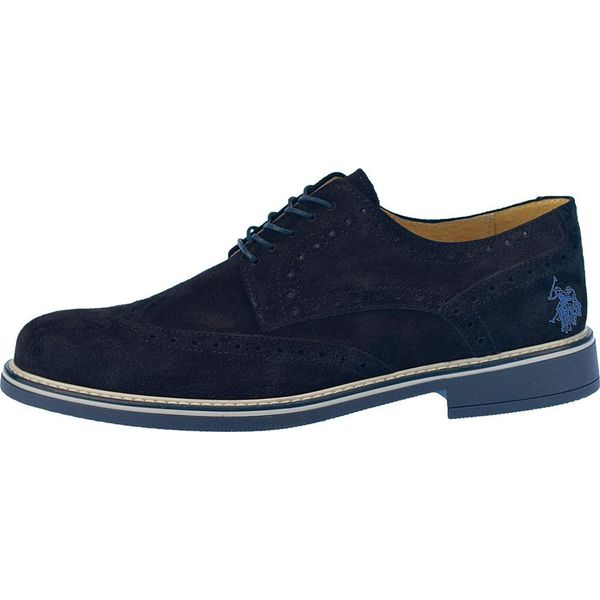 U.S. POLO ASSN. półbuty męskie Toledo 41 ciemnoniebieskie. Niebieskie półbuty męskie U.S. Polo Assn., bez wzorów, bez zapięcia. Za 469,00 zł.
