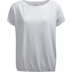 T-shirt damski TSD609 - biały - Outhorn. Białe koszulki damskie Outhorn, bez wzorów, bez kołnierzyka. W wyprzedaży za 49,99 zł.