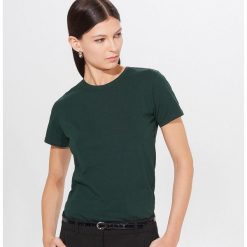 Koszulka z bawełny organicznej Eco Aware - Khaki. Brązowe koszulki damskie Mohito, s, z bawełny. Za 29,99 zł.
