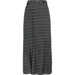 Spódnica z wiskozy z nadrukiem bonprix czarno-biały z nadrukiem. Czarne spódniczki damskie bonprix, w paski, z wiskozy. Za 79,99 zł.