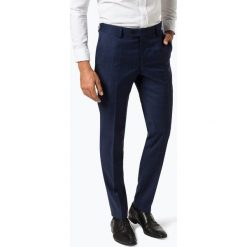 Finshley & Harding London - Męskie spodnie od garnituru modułowego, niebieski. Niebieskie spodnie męskie marki Finshley & Harding London, s, w kratkę. Za 399,95 zł.