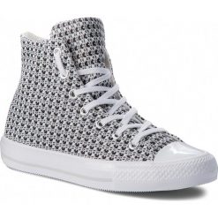 Trampki CONVERSE - Ctas Gemma Hi 555876C Black/White/Mouse. Czarne trampki i tenisówki damskie Converse, bez wzorów, z gumy, bez zapięcia. W wyprzedaży za 199,00 zł.