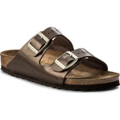 Klapki BIRKENSTOCK - Arizona Bs 1009919 Graceful Toffe. Pomarańczowe klapki damskie Birkenstock, bez wzorów, ze skóry ekologicznej, bez obcasa. W wyprzedaży za 199,00 zł.
