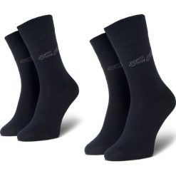 Zestaw 2 par wysokich skarpet damskich TOM TAILOR - 9702 Dark Navy 545. Niebieskie skarpetki damskie Tom Tailor, bez wzorów, z elastanu. Za 29,00 zł.