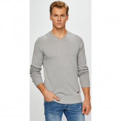 Brave Soul - Sweter. Szare swetry klasyczne męskie marki Brave Soul, l, z bawełny. Za 69,90 zł.