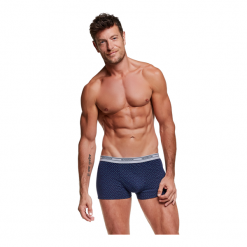 Bokserki Vane 37287-59X Grantowe. Niebieskie bokserki męskie Henderson, bez wzorów. Za 39,90 zł.