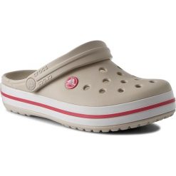 Klapki CROCS - Crocband 11016 Stucco/Mellon. Brązowe klapki damskie Crocs, bez wzorów, z tworzywa sztucznego, bez obcasa. Za 199,00 zł.