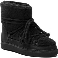 Buty INUIKII - Sneaker Curly 70202-16 Black-Blk Cot. Laces. Czarne kozaki damskie marki Inuikii, na zimę, ze skóry, bez zapięcia. W wyprzedaży za 809,00 zł.