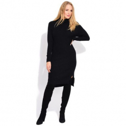 Fille Du Couturier Sukienka Damska Avril 36 Czarny. Czarne sukienki hiszpanki Fille Du Couturier, na co dzień, z materiału, z długim rękawem. W wyprzedaży za 299,00 zł.