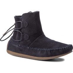 Botki EMU AUSTRALIA - Burnie W11514 Midnight. Szare botki damskie skórzane marki EMU Australia. W wyprzedaży za 269,00 zł.