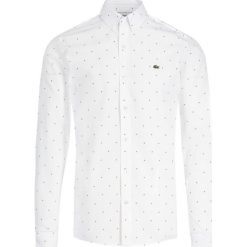 Koszula Lacoste CH0001. Białe koszule męskie Lacoste, m, bez wzorów, casualowe, bez kołnierzyka, bez rękawów. W wyprzedaży za 339,00 zł.