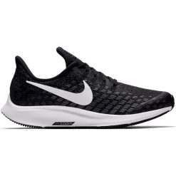Buty Nike Air Zoom Pegasus 35 (GS) (AH3482-001). Szare buty dziewczęce sportowe Nike, na wiosnę, bez wzorów, z materiału, bez zapięcia. Za 299,99 zł.