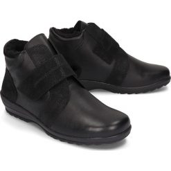COMFORTABEL 991403-1 schwarz, botki damskie. Botki damskie Comfortabel, z wełny, bez obcasa, bez zapięcia. Za 429,90 zł.
