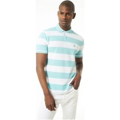 Jimmy Sanders Koszulka Polo Męska L Jasnoniebieska. Szare koszulki męskie Jimmy Sanders, m, w paski, polo, bez rękawów. Za 159,00 zł.