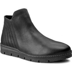 Botki MARCO TOZZI - 2-25478-29 Black Antic 002. Czarne botki damskie na zamek Marco Tozzi, z materiału. W wyprzedaży za 229,00 zł.