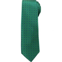 Modny i Elegancki Krawat Alties - Zieleń w Granatowe Kwadraciki KRALTS0157. Żółte krawaty męskie Alties, z tkaniny, eleganckie. Za 39,00 zł.