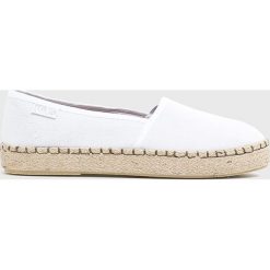 Big Star - Espadryle. Białe espadryle damskie BIG STAR, bez wzorów, z gumy, bez obcasa, na obcasie. W wyprzedaży za 59,90 zł.