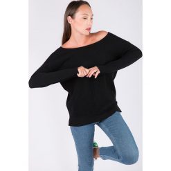 Kaszmirowy sweter w kolorze czarnym. Czarne swetry damskie Just Cashmere, l, bez wzorów, z kaszmiru, bez rękawów, bez kaptura. W wyprzedaży za 289,95 zł.