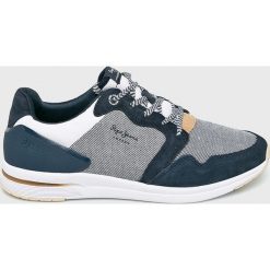 Pepe Jeans - Buty Jayker Dual. Niebieskie buty sportowe męskie marki Pepe Jeans, z jeansu, na sznurówki. Za 429,90 zł.