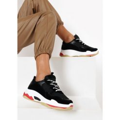 Czarne Sneakersy Talbot. Czarne sneakersy damskie Born2be. Za 89,99 zł.