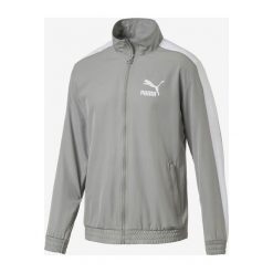 Puma Iconic T7 Kurtka Szary. Szare płaszcze męskie Puma, na wiosnę, xl, z nadrukiem, z poliesteru, bez kaptura. Za 343,95 zł.