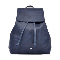 Plecak skórzany unisex DAAG FUNKY GO! 21 granatowy - granatowy. Niebieskie plecaki męskie daag, bez wzorów, młodzieżowe. Za 349,99 zł.