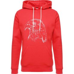 Soulland BALDIE Bluza z kapturem red. Czerwone bluzy męskie rozpinane marki Soulland, m, z bawełny, z kapturem. Za 569,00 zł.