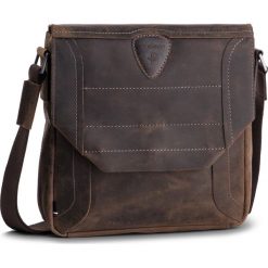Saszetka STRELLSON - Hunter 4010002562 Dark Brown 702. Pomarańczowe torby męskie skórzane marki Strellson, bez wzorów, ze skóry, młodzieżowe. Za 519,00 zł.