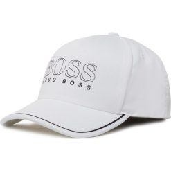 Czapka z daszkiem BOSS - Cap-Basic-1 50418769 101. Białe czapki męskie Boss, bez wzorów, z bawełny. Za 179,00 zł.