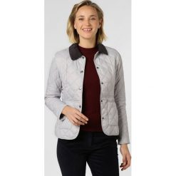 Barbour - Damska kurtka pikowana, beżowy. Brązowe kurtki damskie Barbour, w kratkę, ze sztruksu, eleganckie, bez kaptura. Za 279,95 zł.