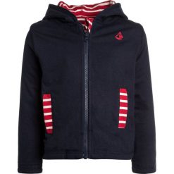 Swetry chłopięce: JoJo Maman Bébé REVERSIBLE ZIP Kardigan navy