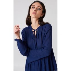 Bluzki asymetryczne: Rut&Circle Bluzka Tone Boho - Blue