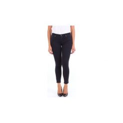 Jeansy slim fit Diesel 00SPM7BG8SZ. Czarne jeansy damskie Diesel, bez wzorów, z jeansu. Za 574,04 zł.